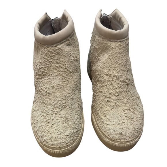 Nonnative Traveler Trainer Sneaker Boot US Size 8 Rough Italian Leather Ivory - Picture 9 of 10